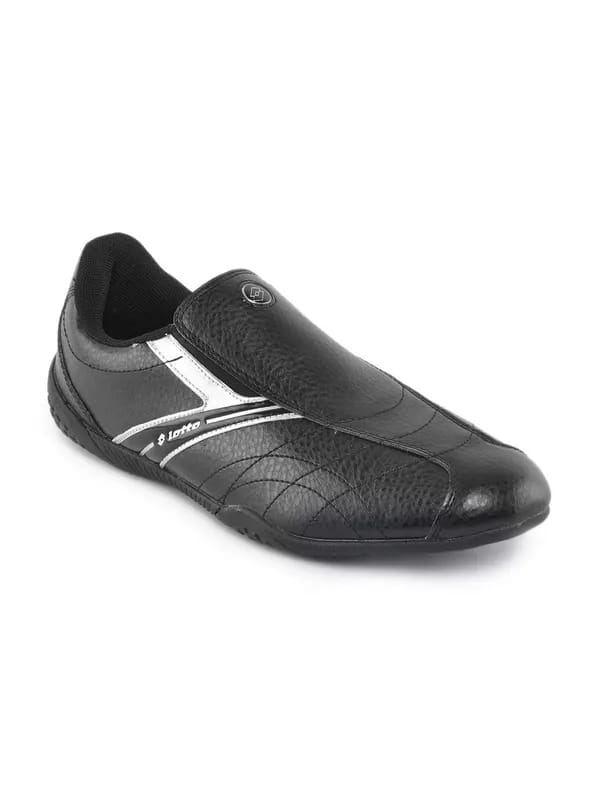 Lotto Men Black Pesa Slip-On Casual Shoes