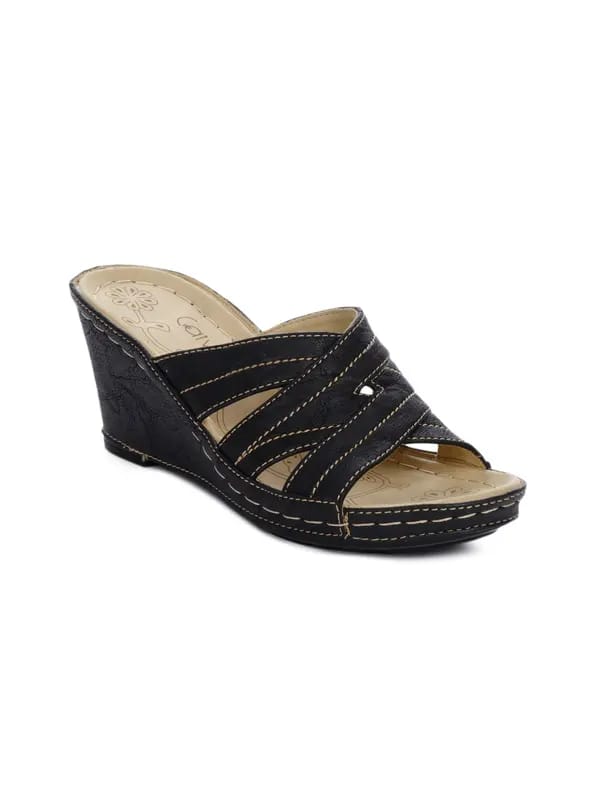 Catwalk Women Black Wedges