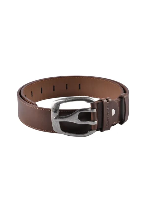 Fastrack Men Leatherette Brown Belt