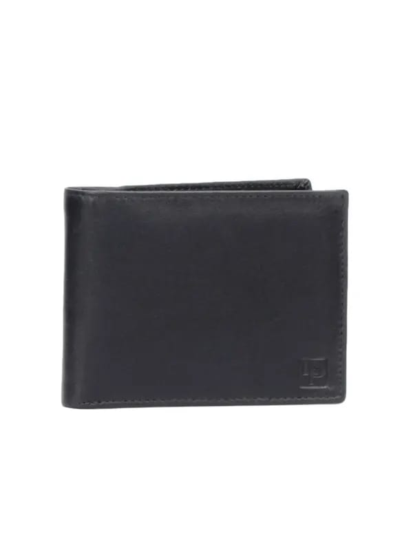 Lino Perros Men Leather Black Wallet