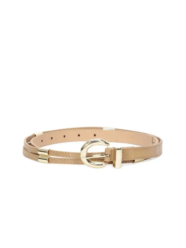 Lino Perros Women Camel Belt