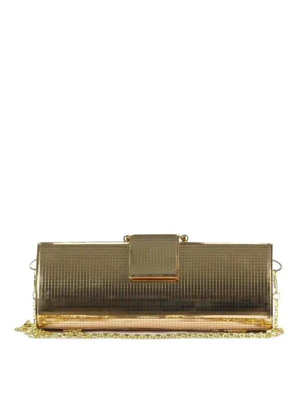 Lino Perros Women Gold Clutch