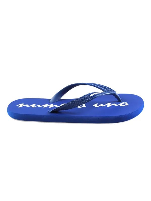 Numero Uno Men's Casual Blue Graphic Flip Flop