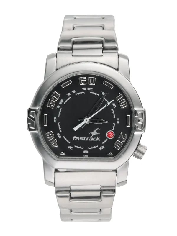 Fastrack Men Black Dial Watch N1161SM02