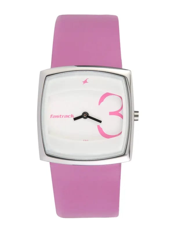 Fastrack Women White Dial Watch N6013SL01