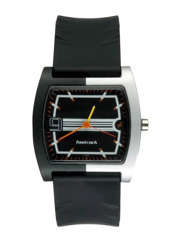 Fastrack Unisex Black Casual Watch