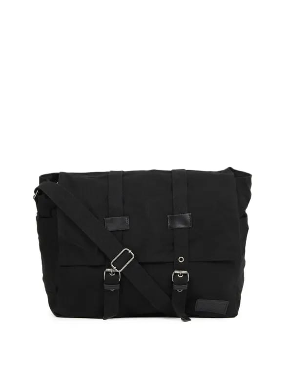 Wrangler Women Black Canvas Sling Bag