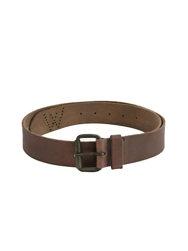 Wrangler Men Brown Leather Belt