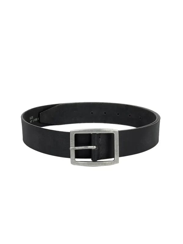 Wrangler Men Black Textured Belt