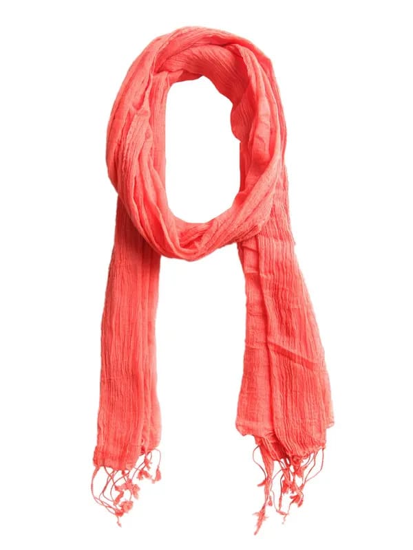 Femella Women Peach Scarf