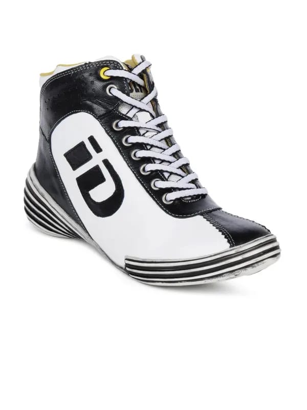 ID Men White & Black Shoes