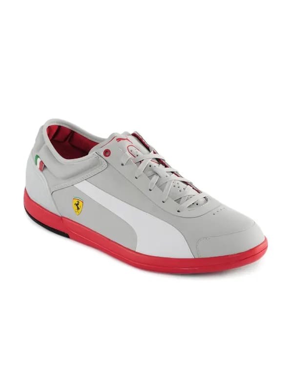 Puma Men Driving Power Light Grey Shoes