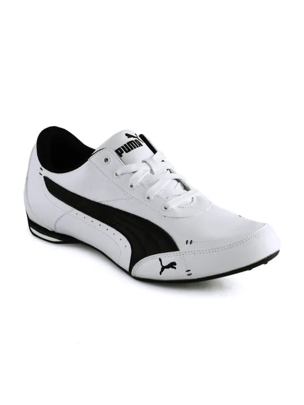 Puma Men Racer White Shoes