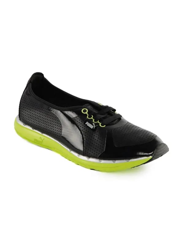 Puma Women Black & Green Shoes
