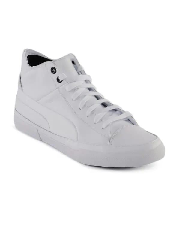 Puma Men Street Step Mid White Shoes