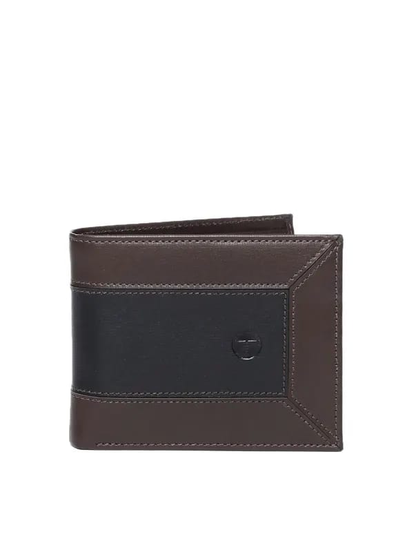 Bulchee Men Black & Brown Wallet