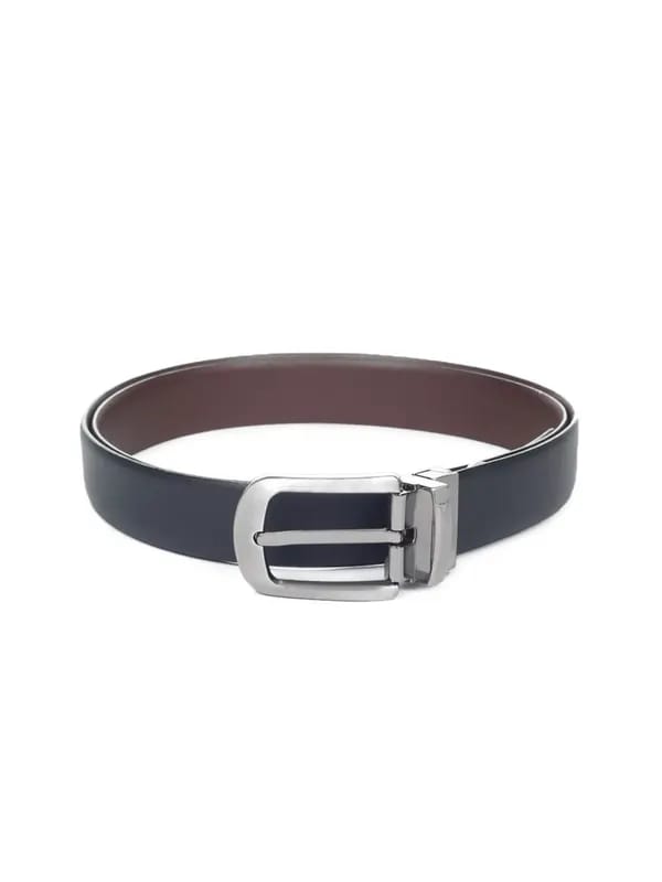 Bulchee Men Reversible Prong Black & Brown Belt