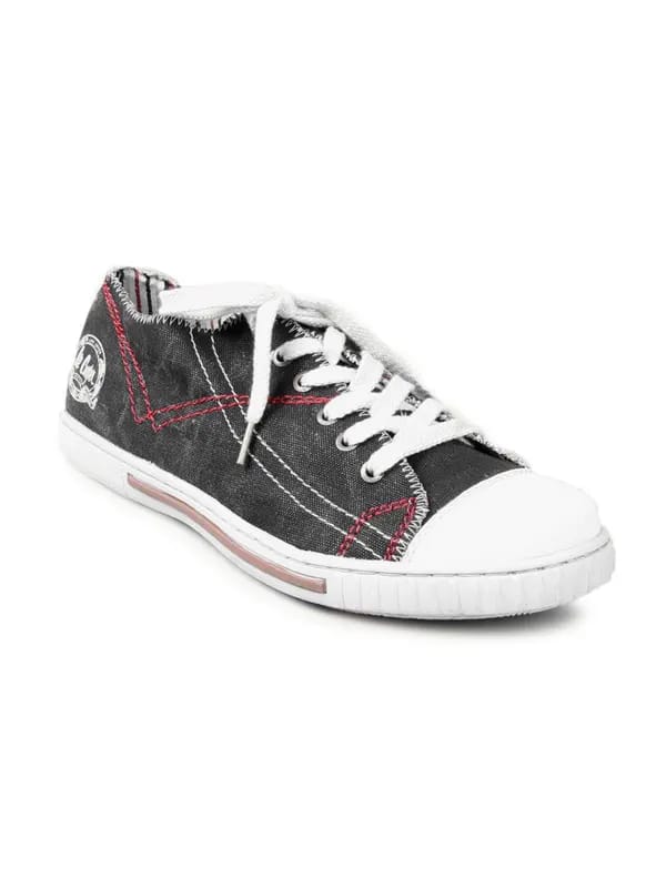 Lee Cooper Men's Casual Canvas Black Shoe