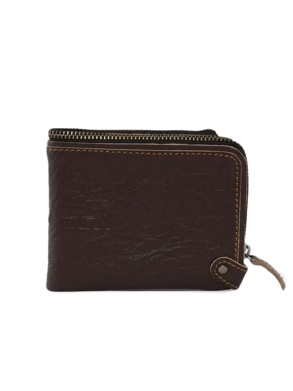 Fastrack Men Leather Brown Wallet