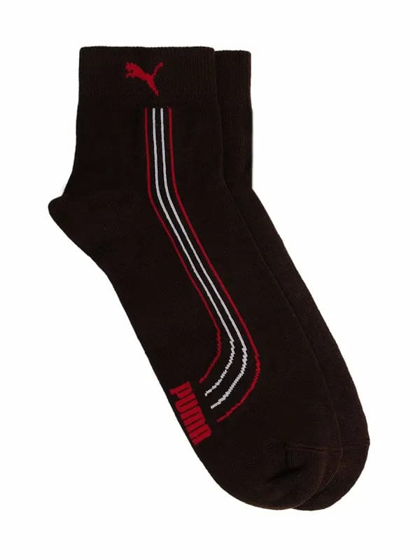 Puma Unisex FTPA Quarters Brown Socks
