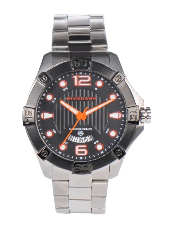Giordano Men Black Dial Watch