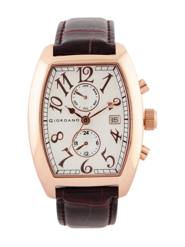 Giordano Men White Dial Watch