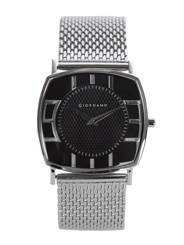 Giordano Men Black Dial Watch
