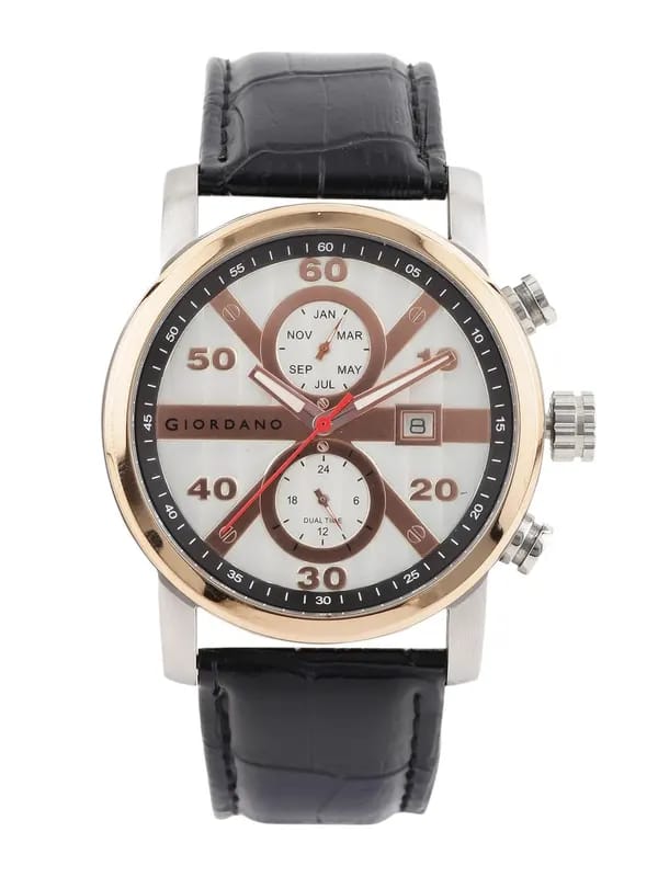 GIORDANO Men Off-White Dial Watch 1575-06