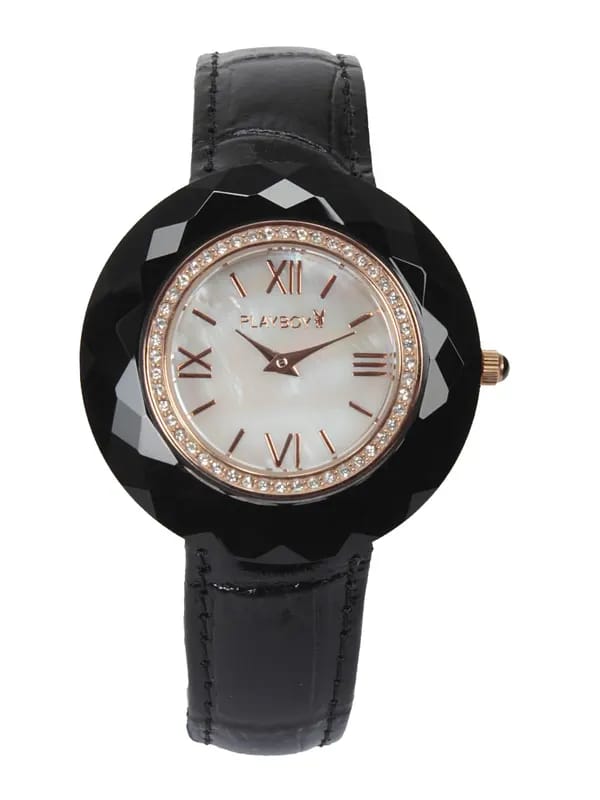 Playboy Women White Dial Watch