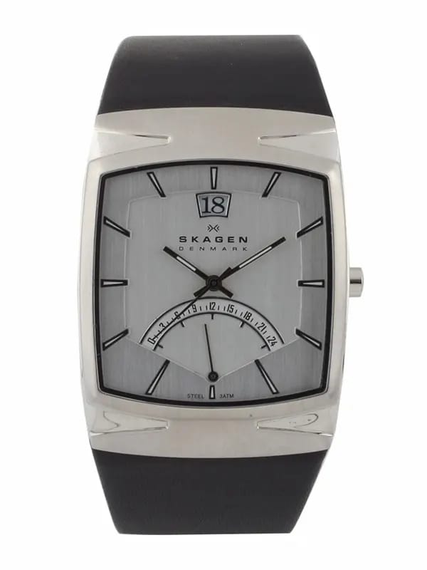 SKAGEN DENMARK Men Silver-Toned Dial Watch 568LSLZM
