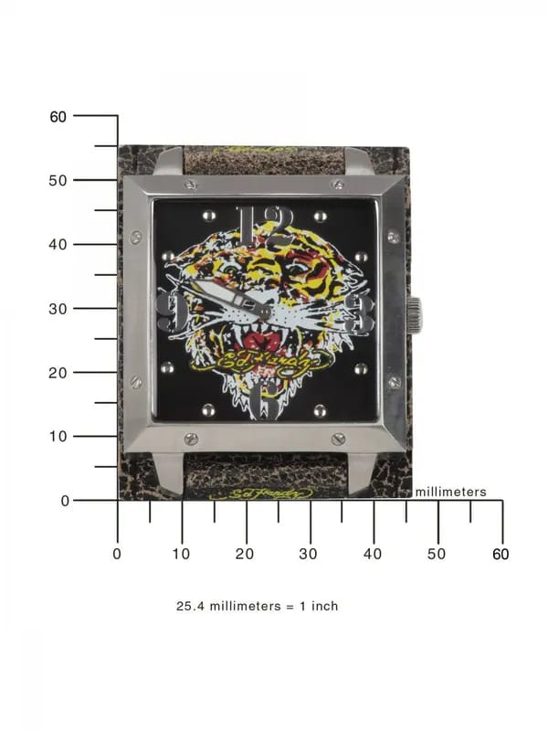 Ed Hardy Men Black Dial Watch