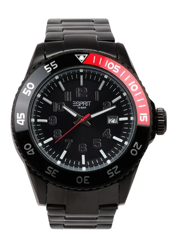 Esprit Men Black Dial Watch