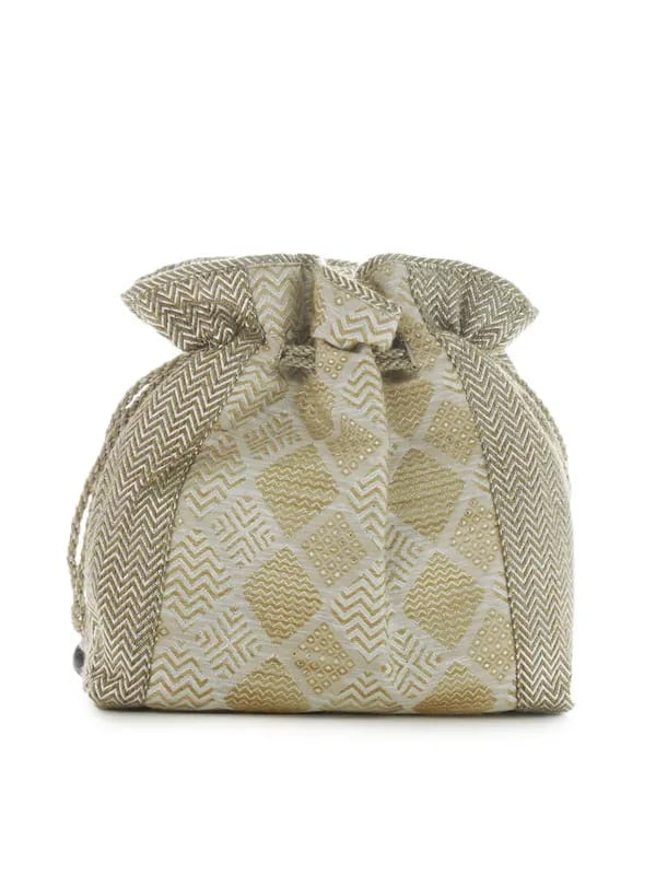 Fabindia Women Beige Potli