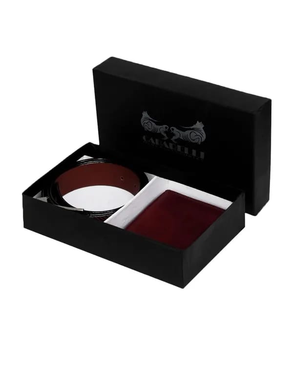Cabarelli Men Brown Accessory Gift Set
