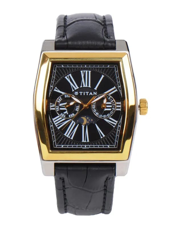 Titan Men Chronograph Black Dial Watch