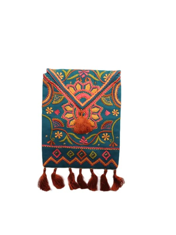 Fabindia Women Blue Sling Bag