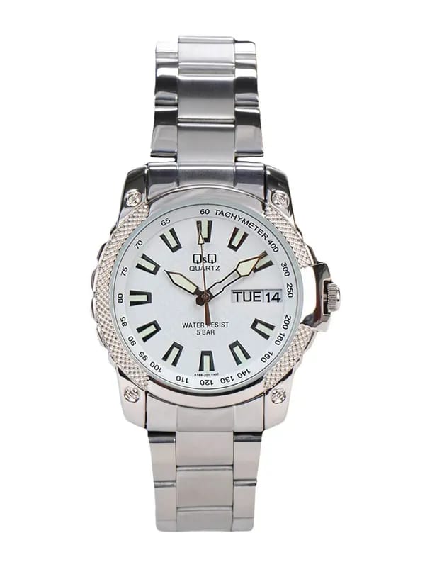 Q&Q Men White Dial Watch