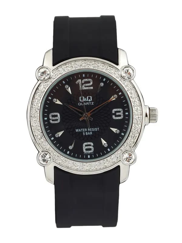 Q&Q Women Black Dial Watch