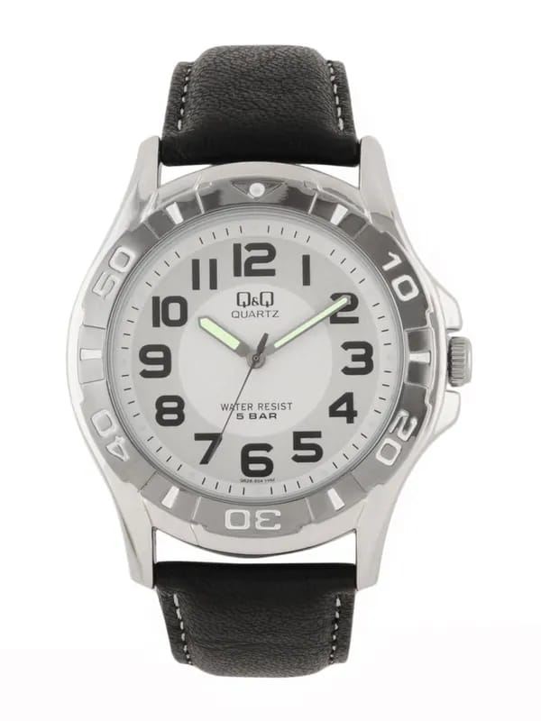 Q&Q Men White Dial Watch