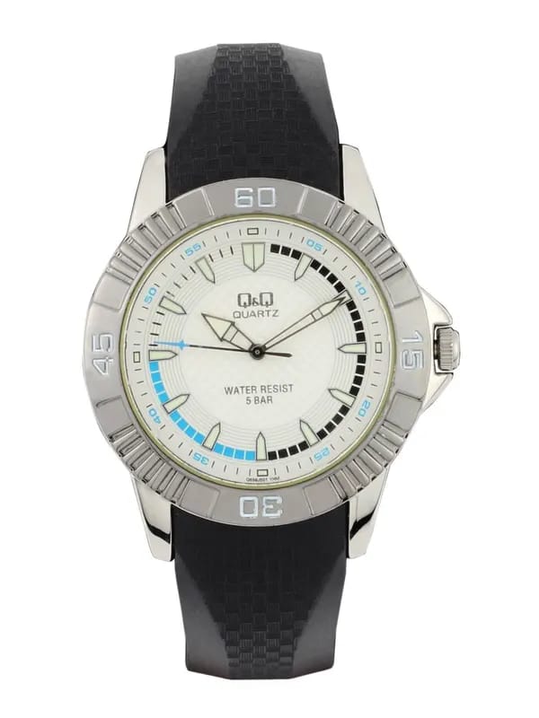 Q&Q Men White Dial Watch