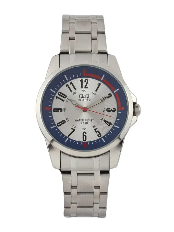 Q&Q Men Steel Dial Watch
