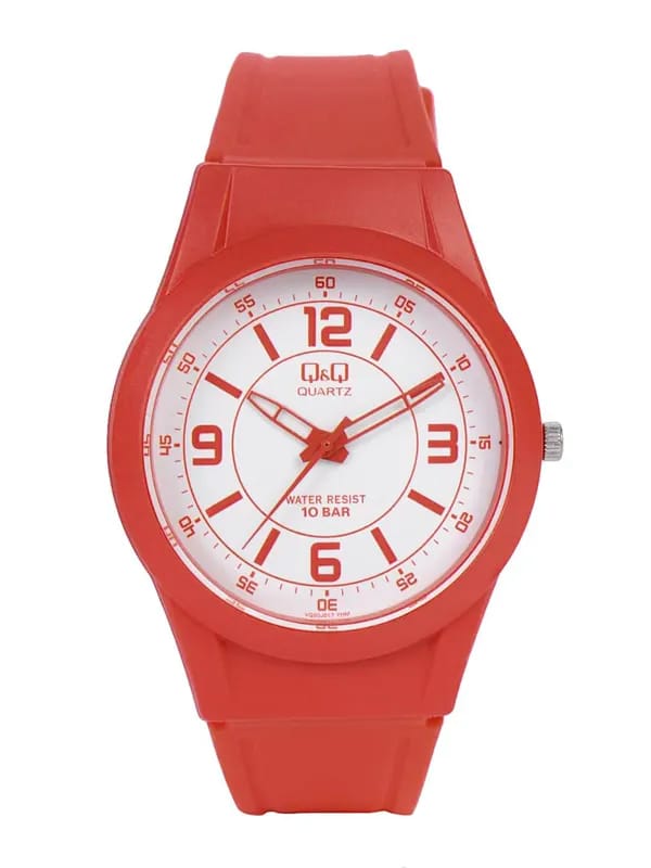Q&Q Unisex White Dial Watch