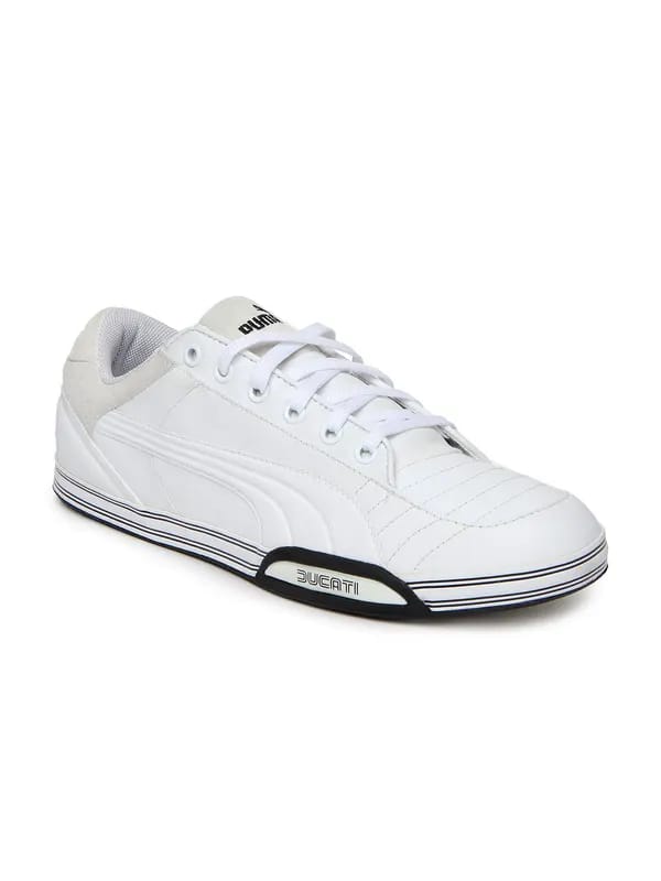 Puma Men White 65CC Lo Ducati Sports Shoes