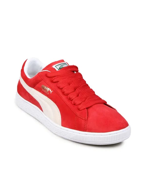 Puma Men's Suede Archive Red White Shoe