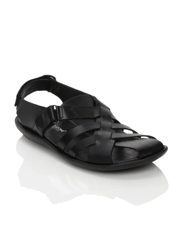 Franco Leone Men Black Sandals