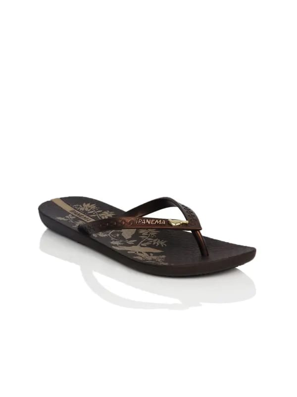 iPanema Women Temas Brown Flip Flops