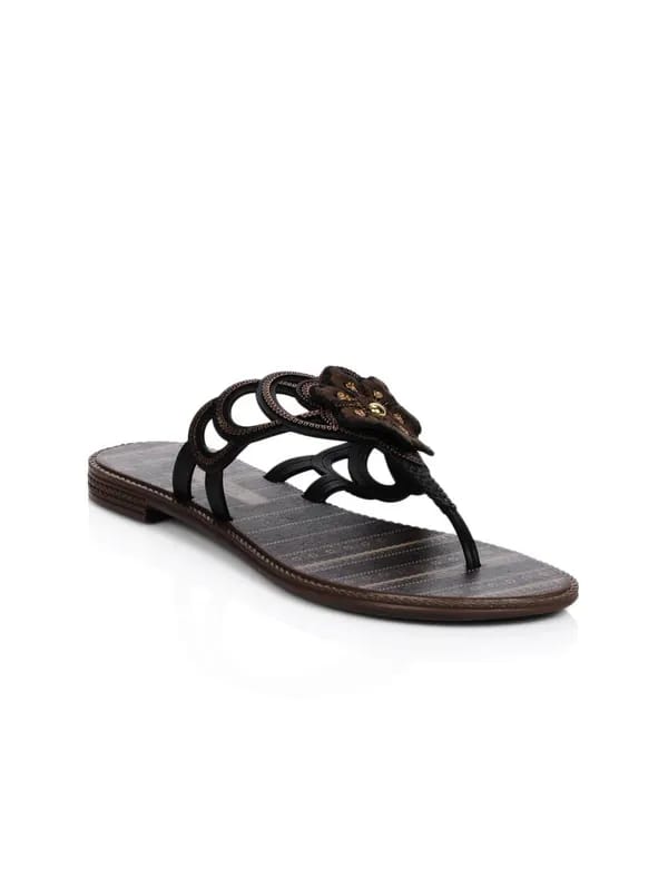 Grendha Women Jola Cigana Brown Flats