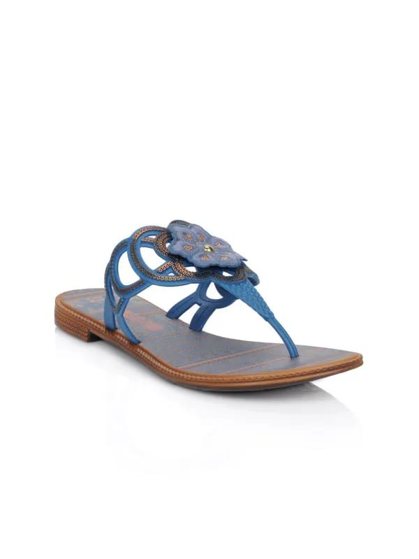 Grendha Women Jola Cigana Blue Flats