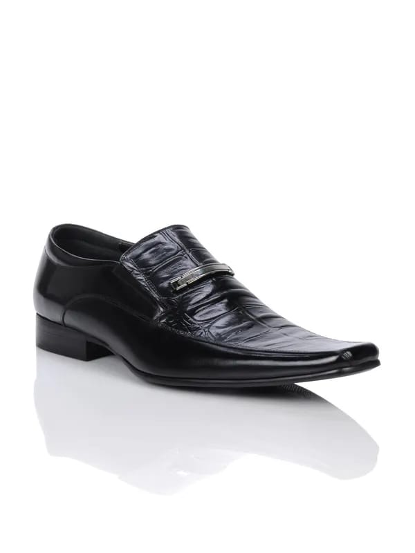 Homme Men Black Formal Shoes