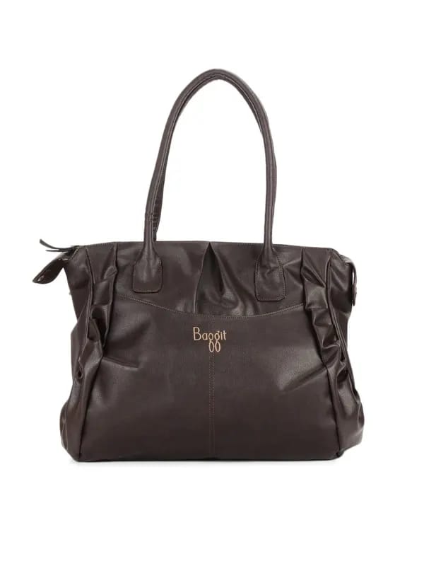 Baggit Women Faltu Taj Brown Handbag